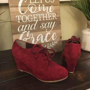 Wedge Ankle Lace Up Boot